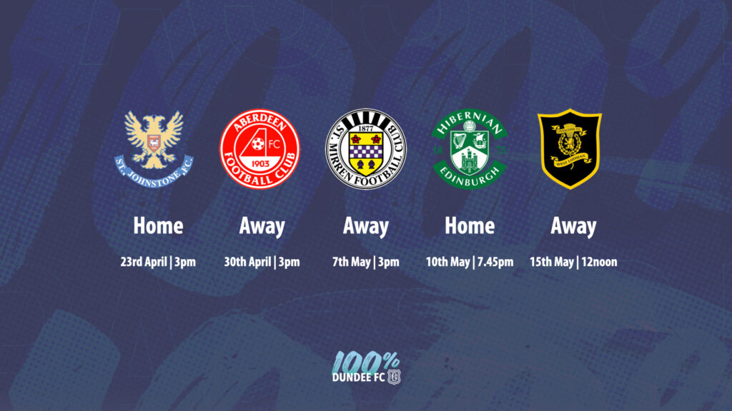 Fixture Post Football Post-split fixtures released - Dundee Football Club - Official Website