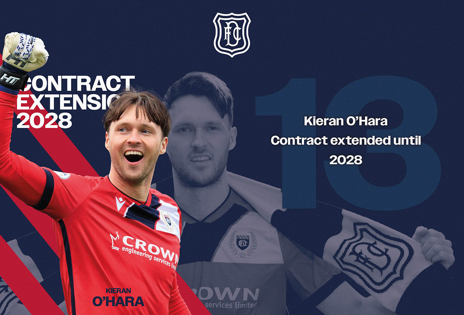 Dundee FC Secure Kieran O’Hara until 2028
